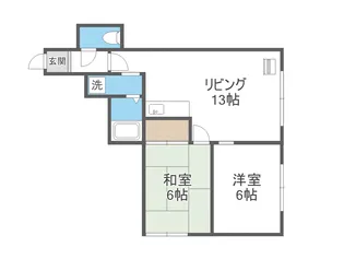 アーバン北郷【3階】の間取り