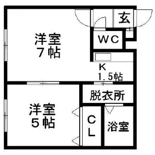 LE.ESTⅡ【401号室】の間取り