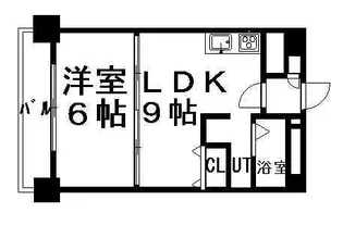 ラファイエ【7b号室】の間取り