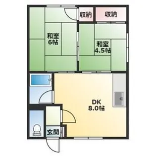 第一日の出ハイム【103号室】の間取り