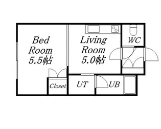ドマーニ16【201号室】の間取り