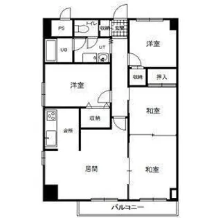 アルファロジェ【3階】の間取り