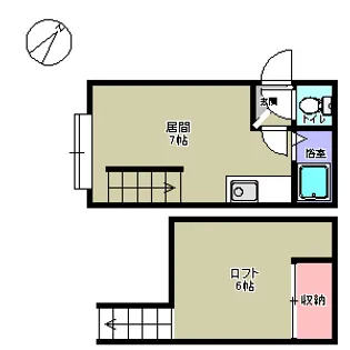 パルハイム厚別【2階】の間取り