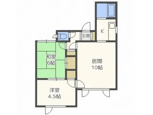 Tハイツ【202号室】の間取り