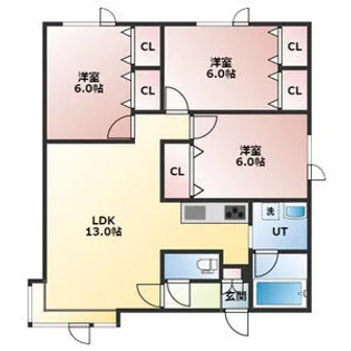 アコルデ63【0203号室】の間取り