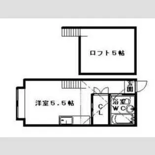 ペパーミントハウス【00202号室】の間取り