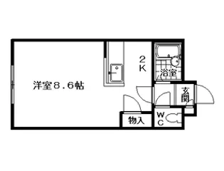 NANGOU ISLAND【00404号室】の間取り