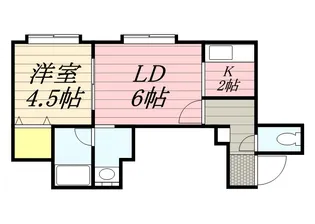エリート【202号室】の間取り