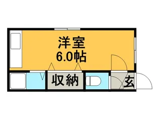 ボナンザ結心Ⅱ【203号室】の間取り