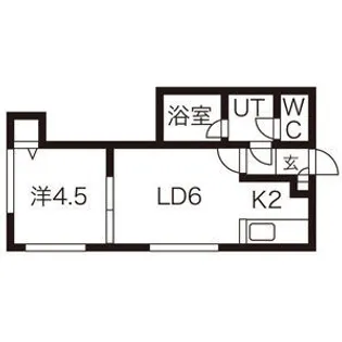 カルムプラッツ【101号室】の間取り