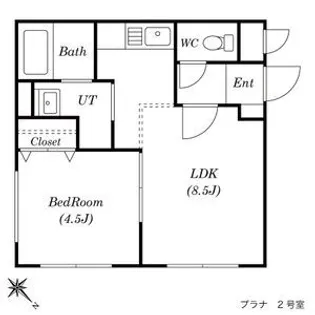 プラナ【302号室】の間取り