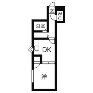 LUXE(リュクス)文京台【201号室】の間取り
