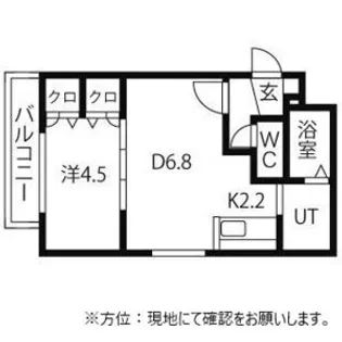 ルーエ北円山【0302号室】の間取り