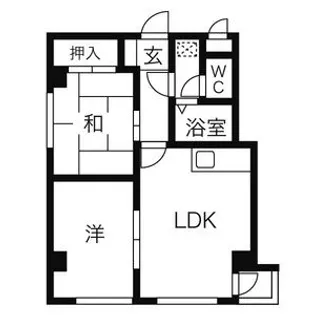 日光ハイツⅡ【412号室】の間取り