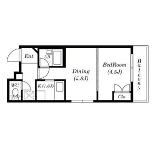 アウロラ本郷通り7丁目【205号室号室】の間取り