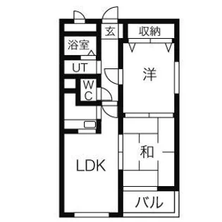 ΑNEXT平和通【103号室】の間取り