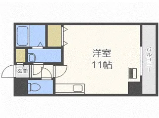 セントポーリアカルーア【0402号室】の間取り
