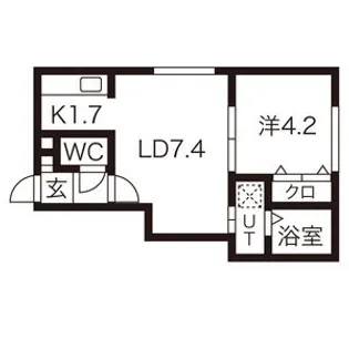 サンレコルトI【201号室】の間取り