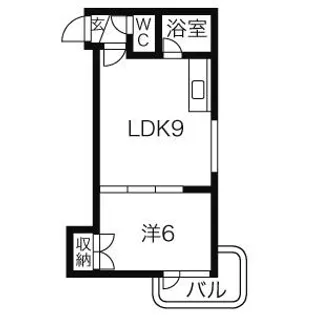 パルコート62【3階】の間取り
