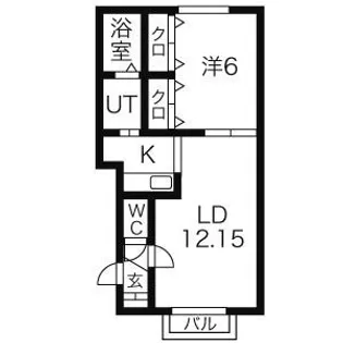 プラザ文教台 C【2階】の間取り