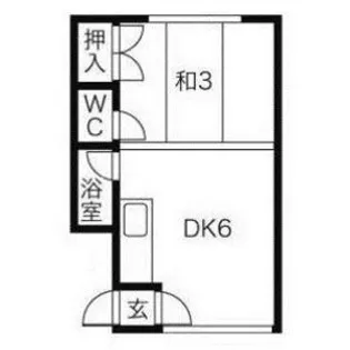 サンコーポ【205号室】の間取り