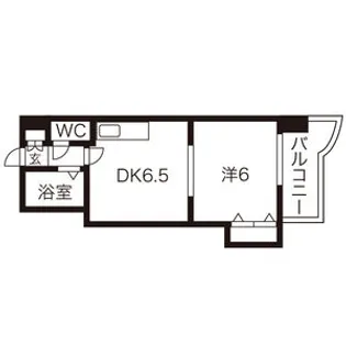ローヤルハイツ月寒東5【403号室】の間取り