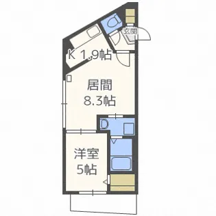 AZUL Ⅳ(アズール)【0201号室】の間取り