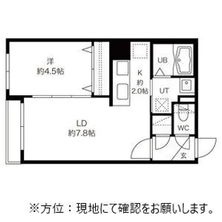 1LDKの間取り画像