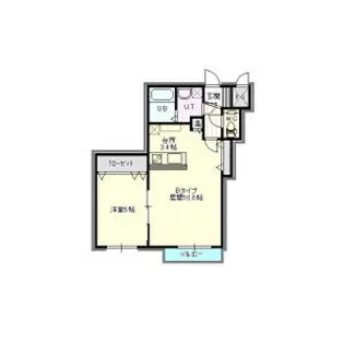 ライオンズパレス平岸【4階】の間取り