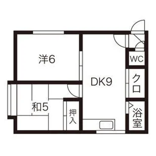 レジデンス平岡【101号室】の間取り