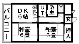 第20松井ビル【602号室】の間取り