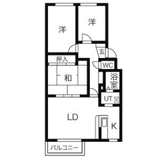 ローヤルハイツ菊水元町【402号室】の間取り