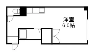 エーエムエスⅡ【106号室】の間取り