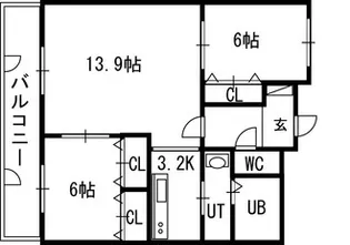 PATIOS7【00402号室】の間取り