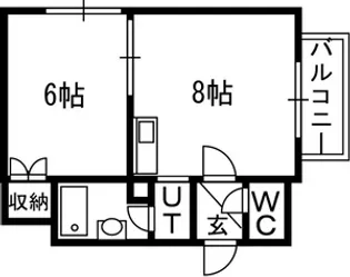 コンフォート栄通21【00201号室】の間取り
