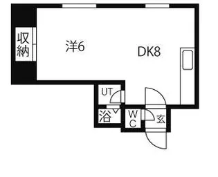 メゾンアルファ【206号室】の間取り