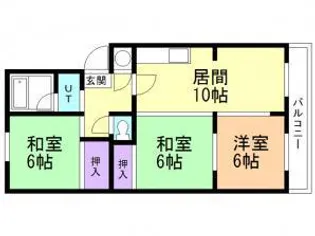 カルチャ松本【303号室】の間取り