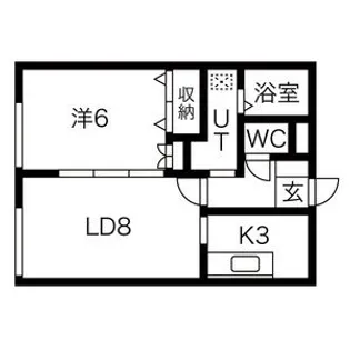 グランデュールⅡ【305号室】の間取り