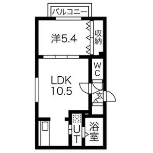 パルコ栄通20【2階】の間取り