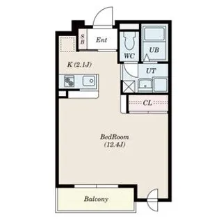 キャロルハウス4【512号室】の間取り