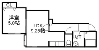 ビーブルー【1階】の間取り