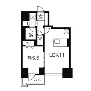 マストライフ南4条【2階】の間取り