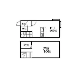 ベルノ真駒内【107号室】の間取り