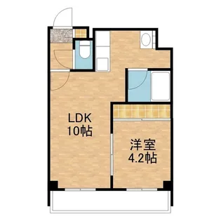 ハートレー7条館【703号室】の間取り
