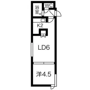 ローヤルハイツ本郷通6【505号室】の間取り