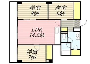三和ハイツ本郷【0502号室】の間取り