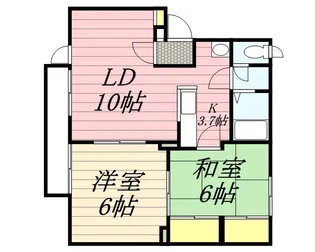 サンレジデンス【0201号室】の間取り
