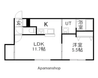 TONY TOWER KITAIROSHIMA【5階】の間取り
