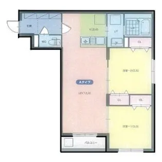 サンシティ平岸【5階】の間取り