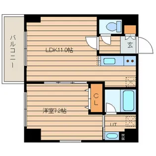 SEIRA豊平【803号室号室】の間取り